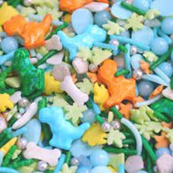 Picture of DINOSAUR SUGAR SPRINKLE MIX x 1g min 50g